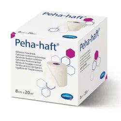 Peha -haft latexvrij Hartmann uitgerekt 21 m lang, individueel in vouwdozen | 10 cm x 21 m | 24 Stück